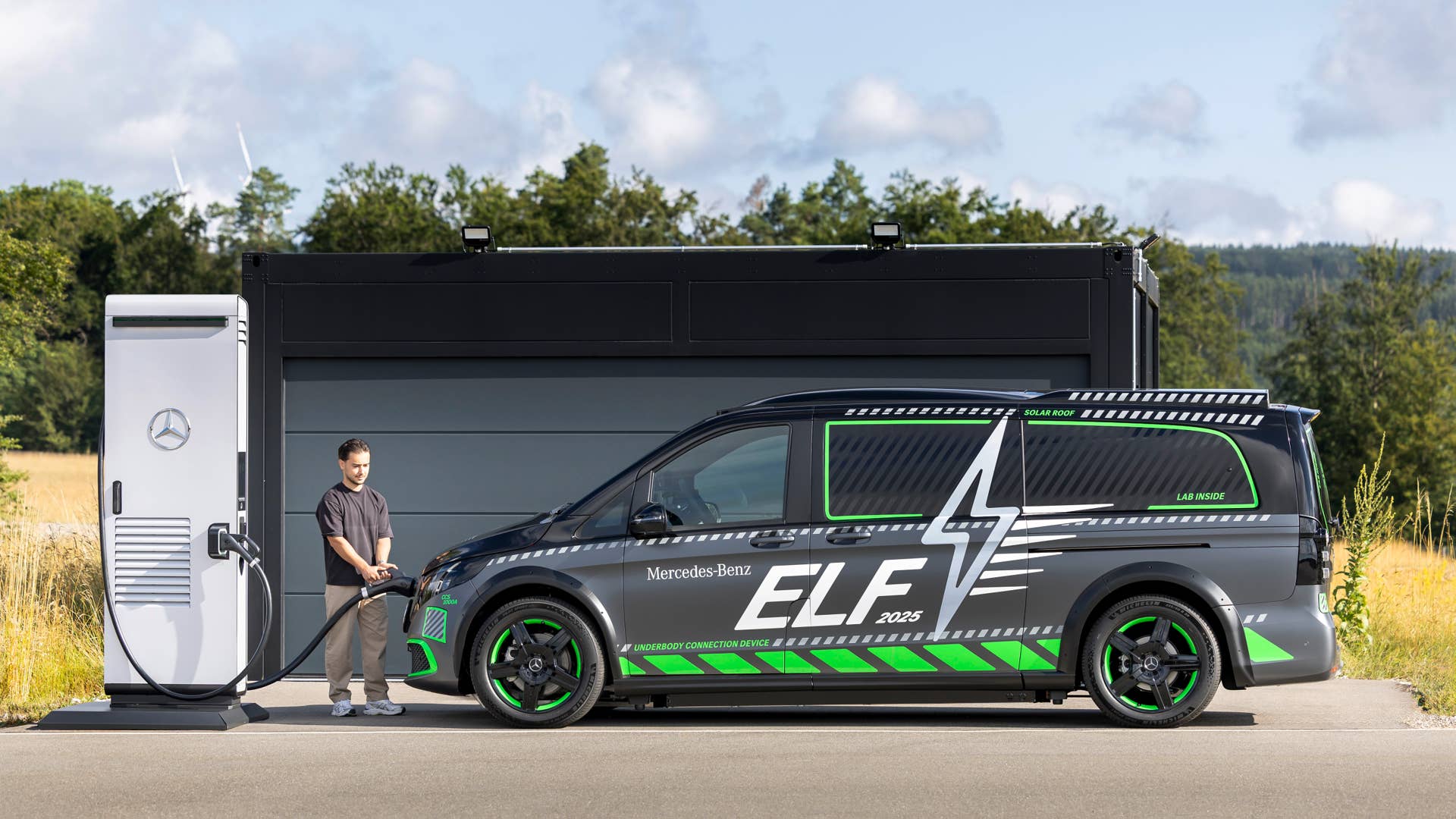 Mercedes-Benz ELF 2025: a novel approach to charging electric vehicles
