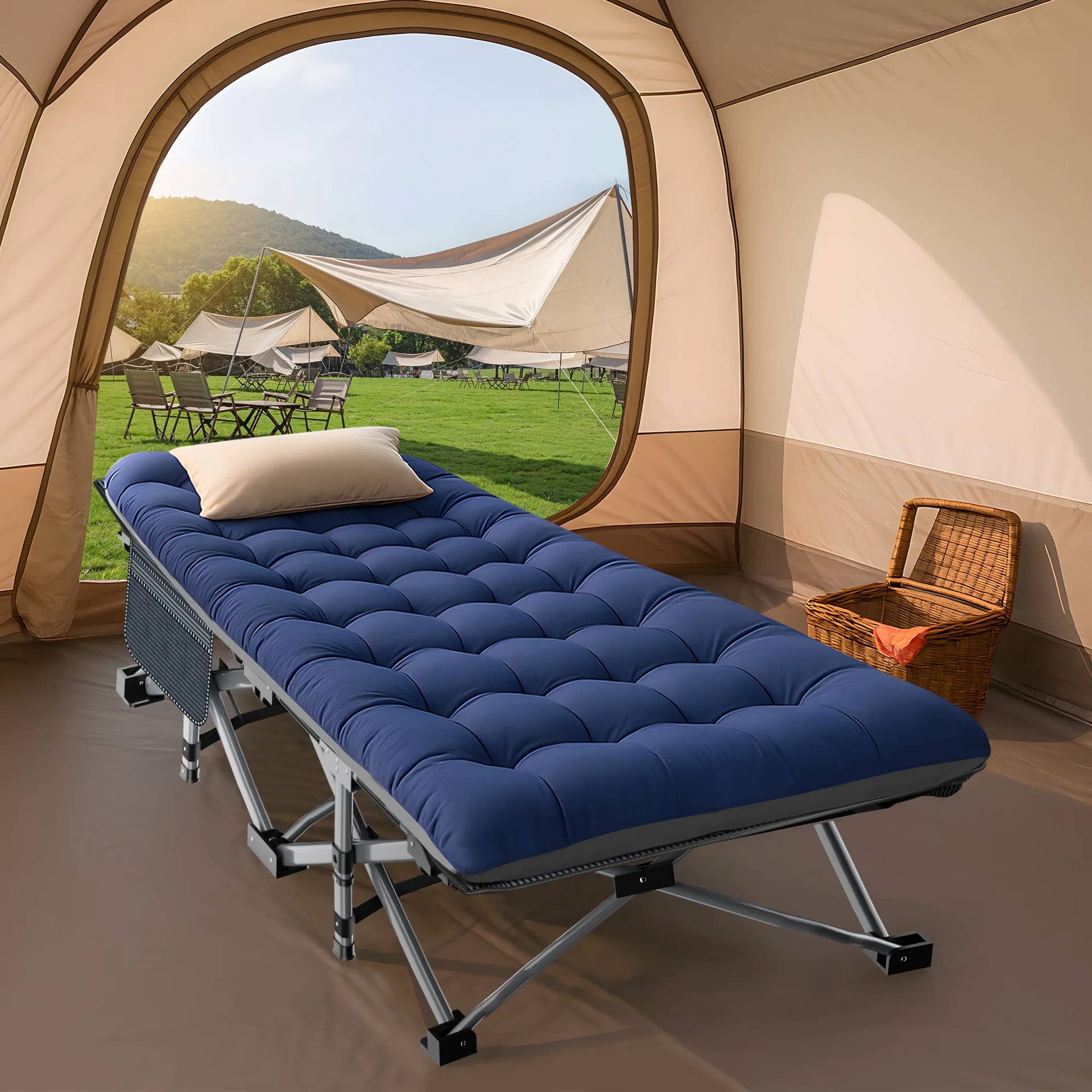 Slsy XL Folding Camping Cot