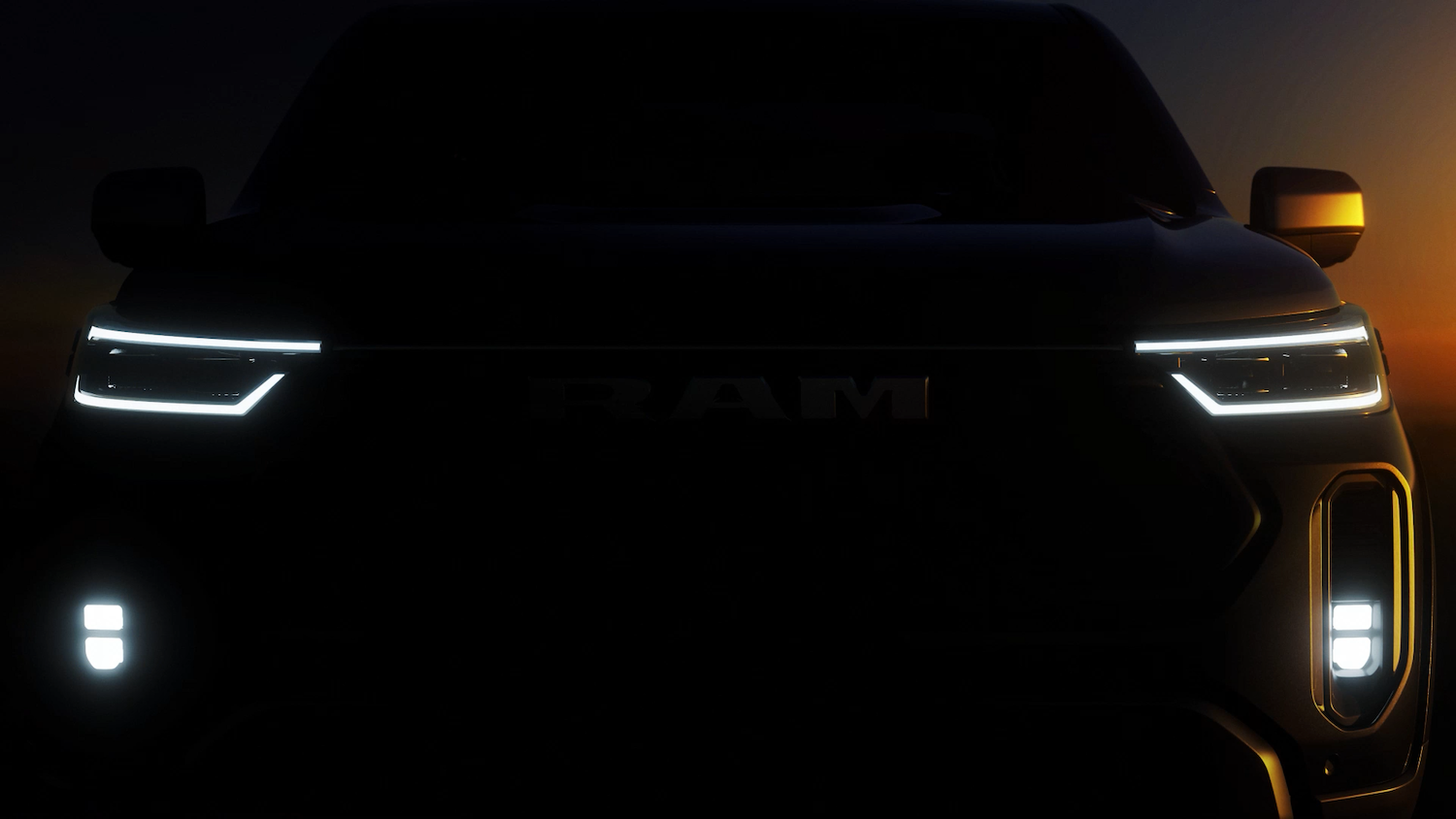 Ram Dakota South America badge front teaser