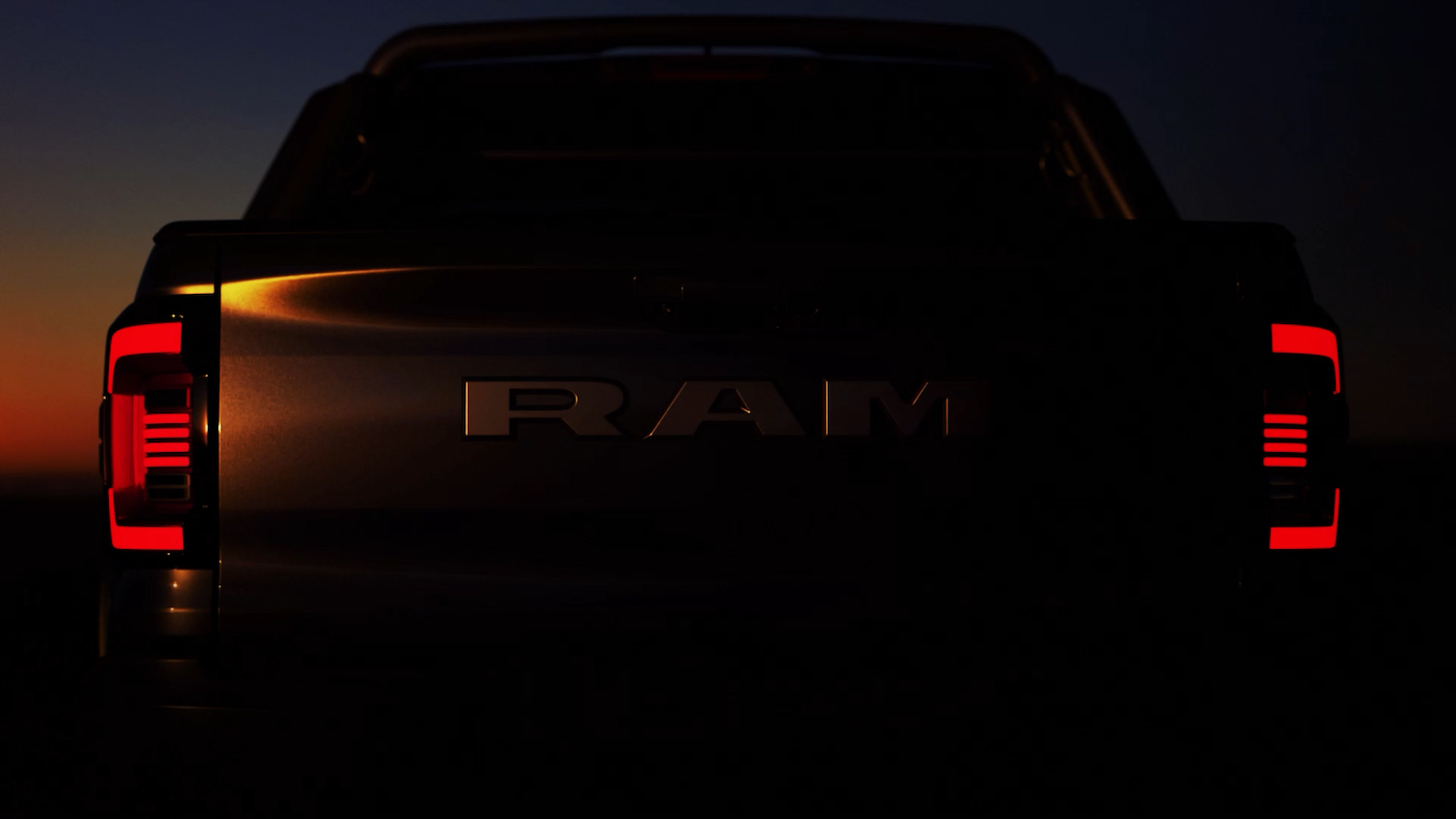 Ram Dakota South America teaser tailgate badge