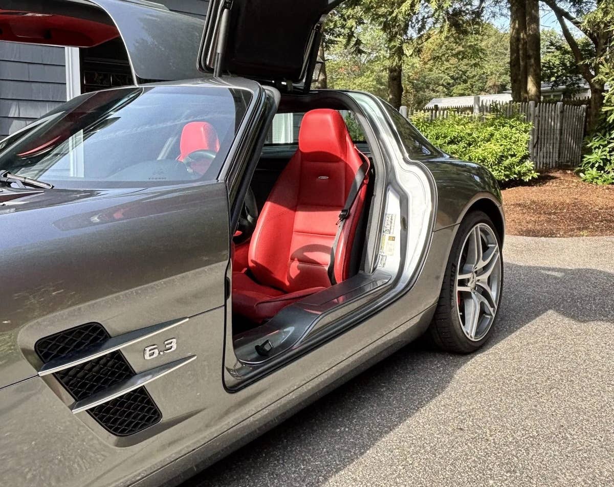Mercedes SLS AMG Gullwing For Sale doors open