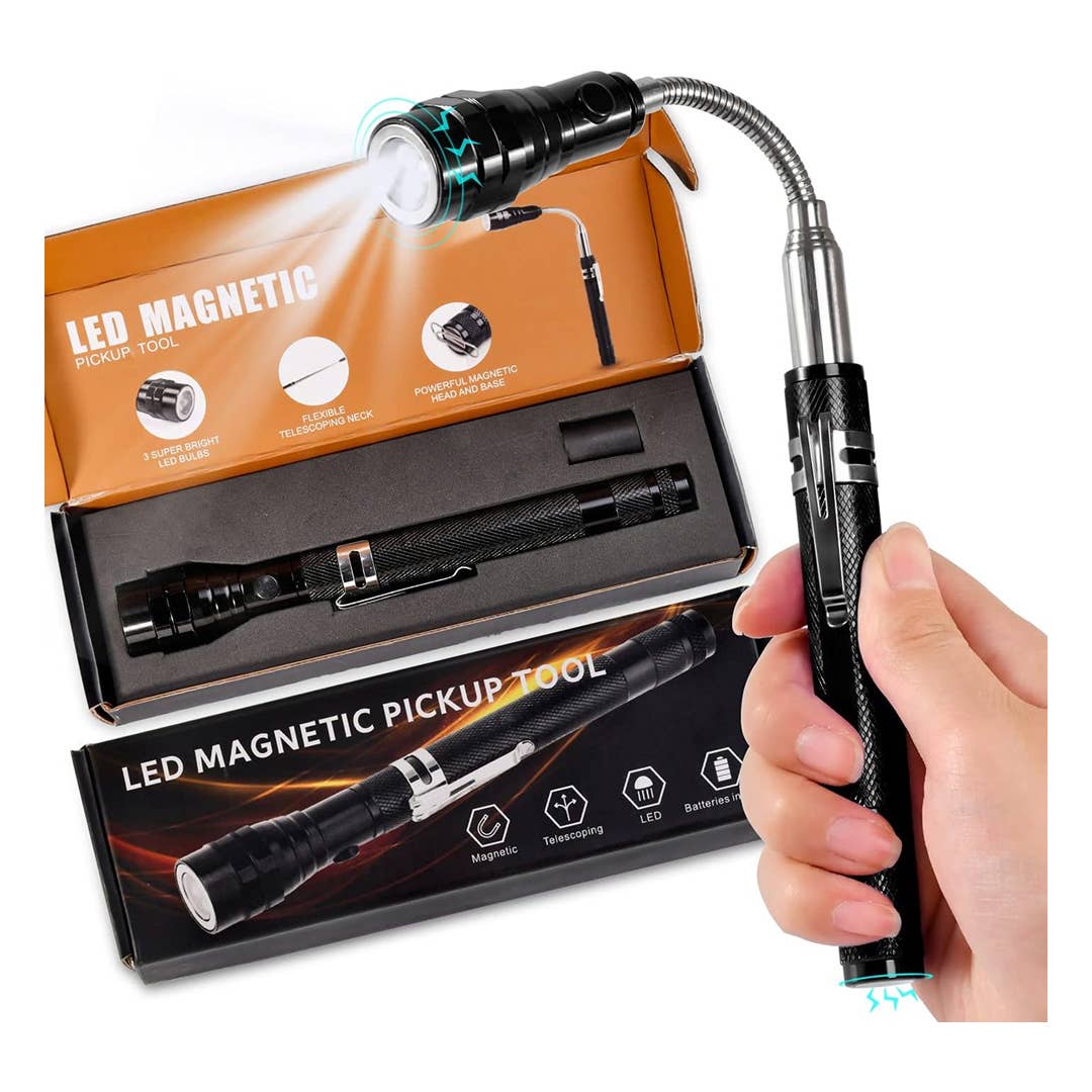 Kuchey Magnetic Telescoping Flashlight