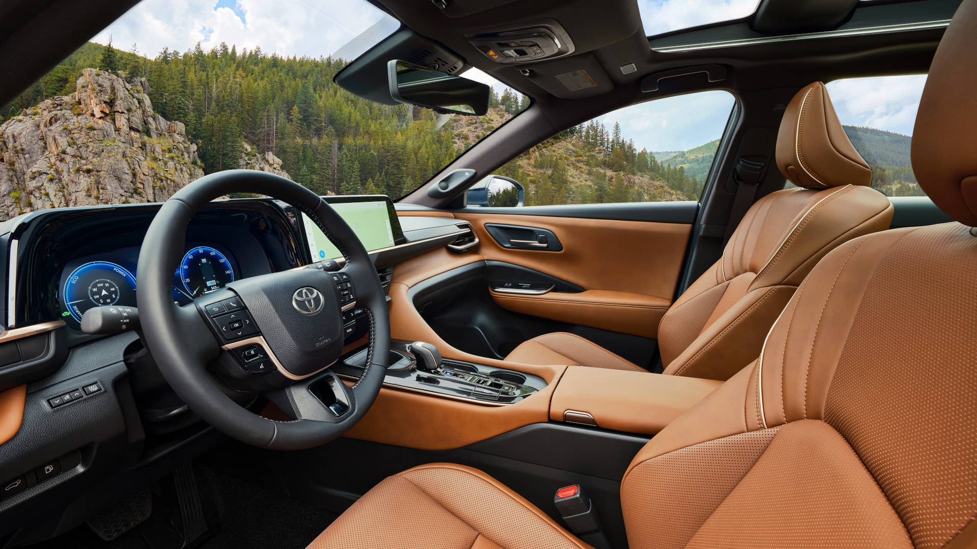 2026 Toyota Crown Limited Saddle Tan interior