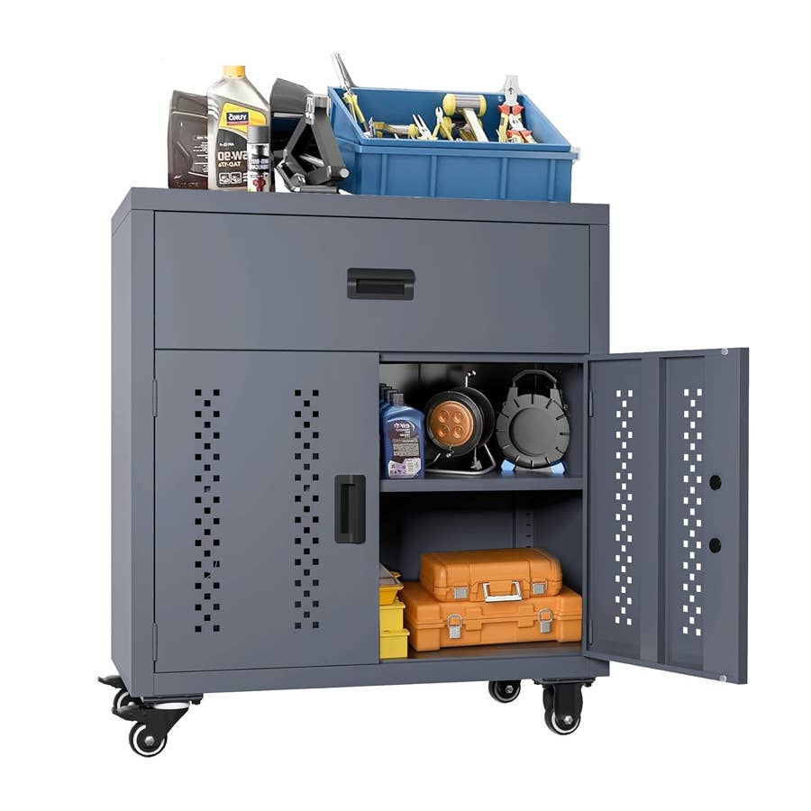 Kaer Rolling Garage Storage Cabinet
