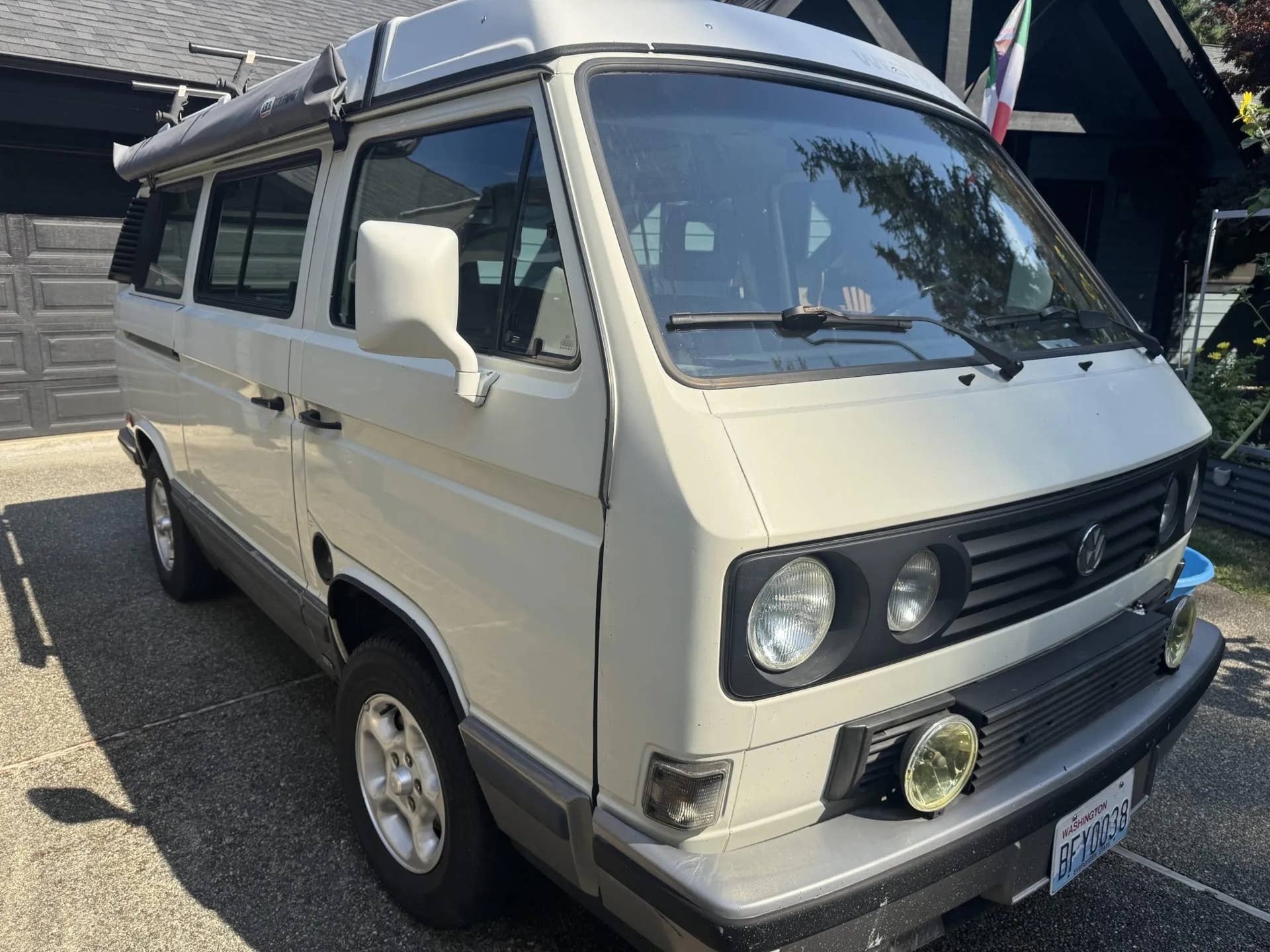 1991 Volkswagen Vanagon For Sale With Pop-Up Camper Conversion 