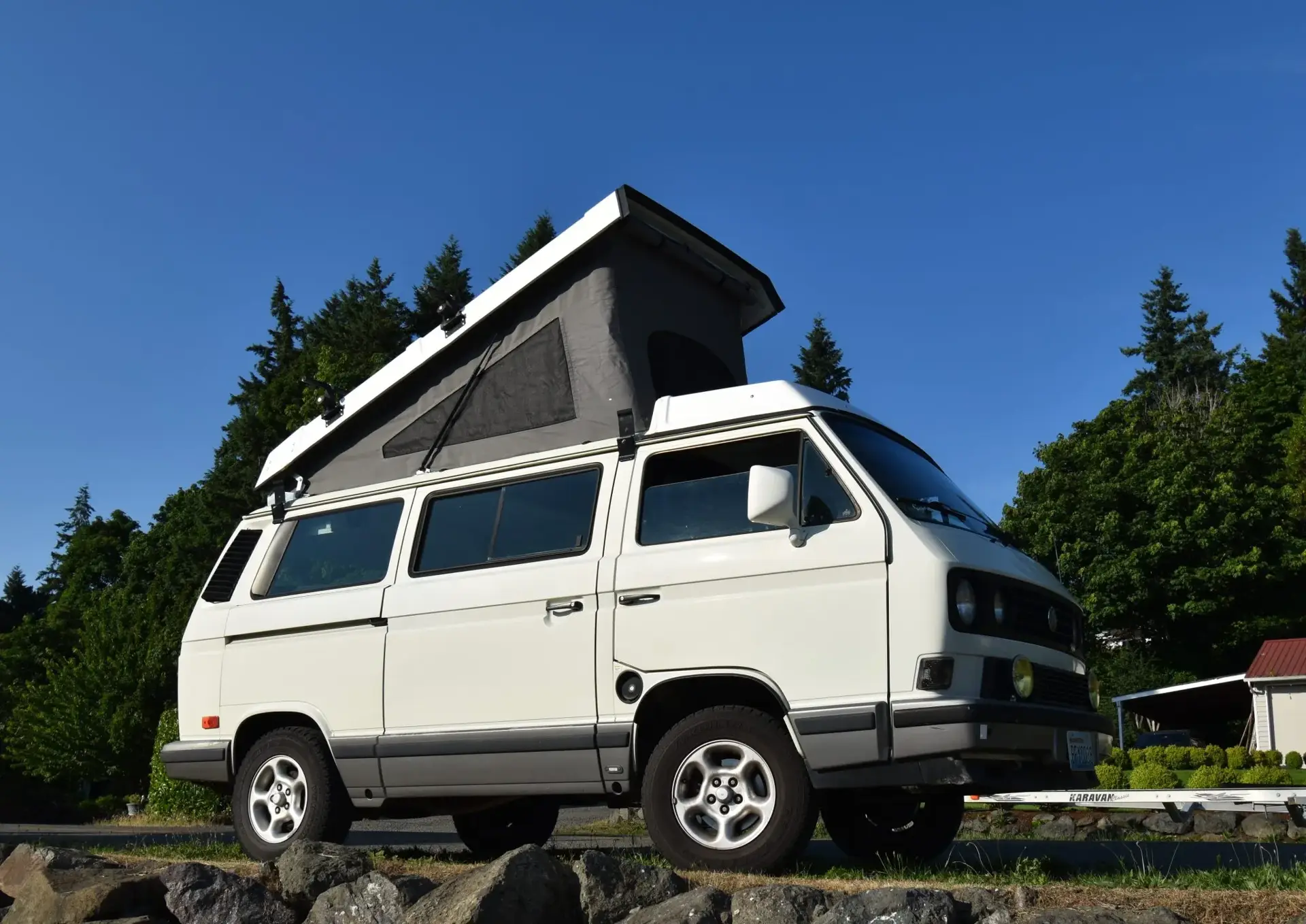 1991 Volkswagen Vanagon For Sale With Pop-Up Camper Conversion 