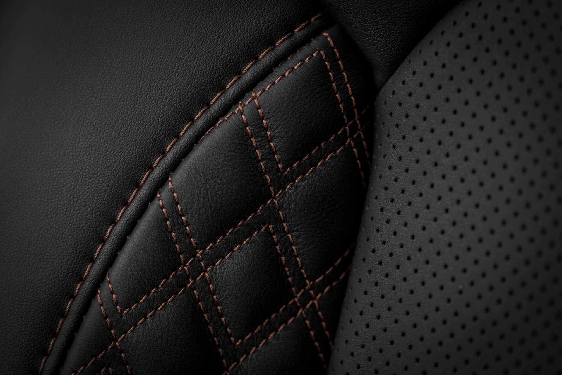 2025 Jeep Grand Cherokee Summit Reserve quilted leather seat close-up