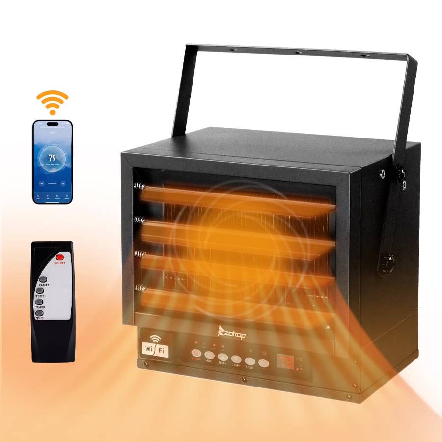 The Ktaxon Smart Electric Garage Heater is on sale now at Walmart.
