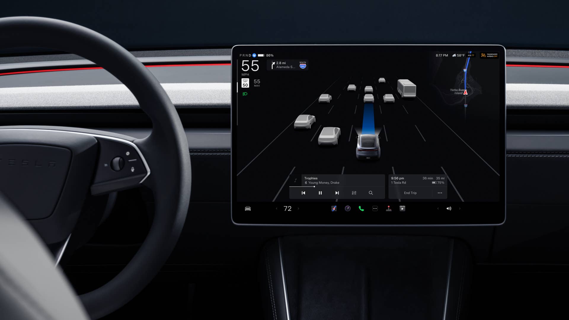 Power Button Tesla This Genius Button Bar Gives Tesla Owners the Buttons They’ve Been ...