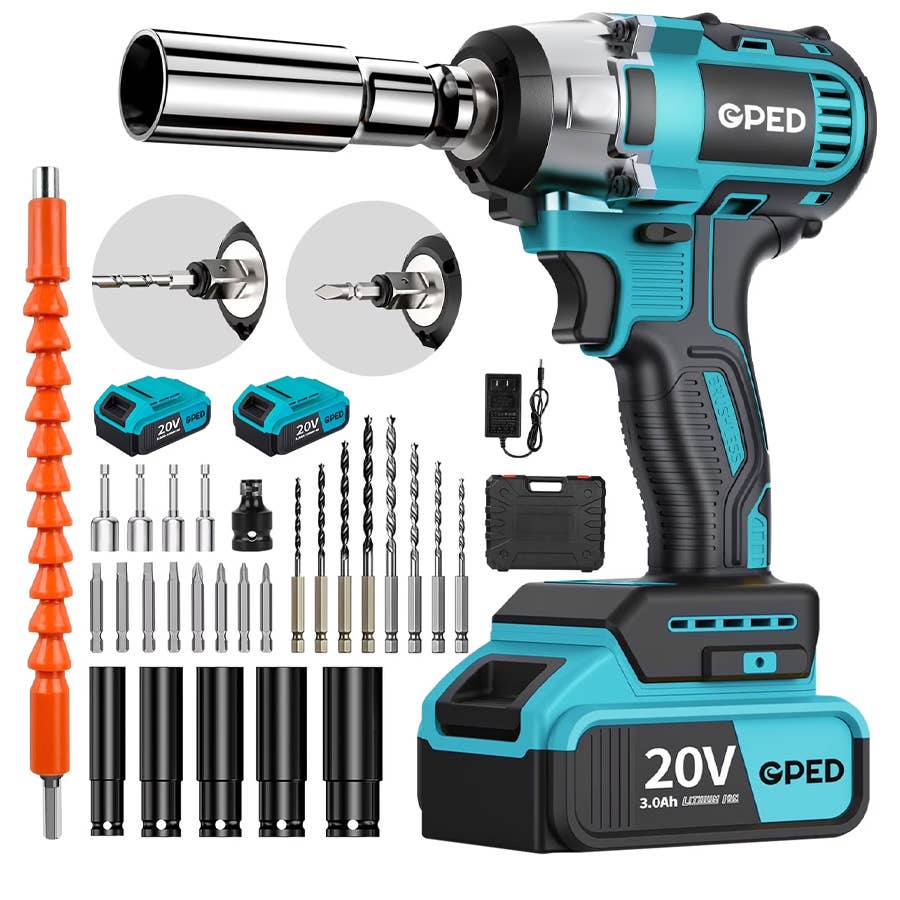 The Gped 20V Cordless Impact Wrench is on sale now at Walmart.