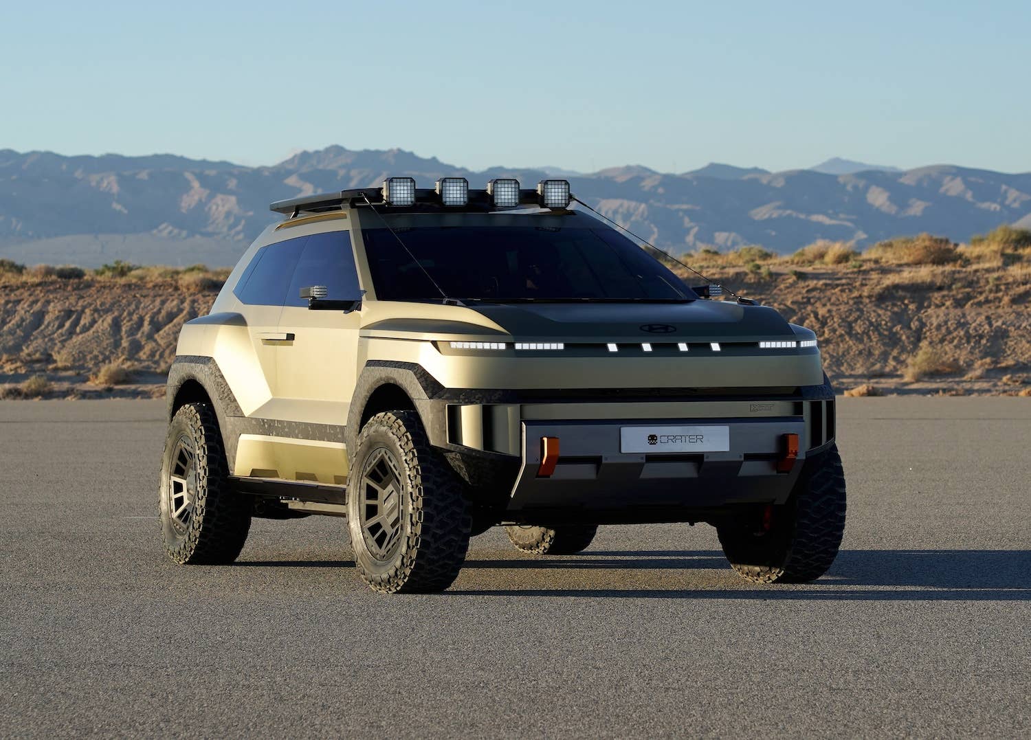 Hyundai Crater Concept front quarter static