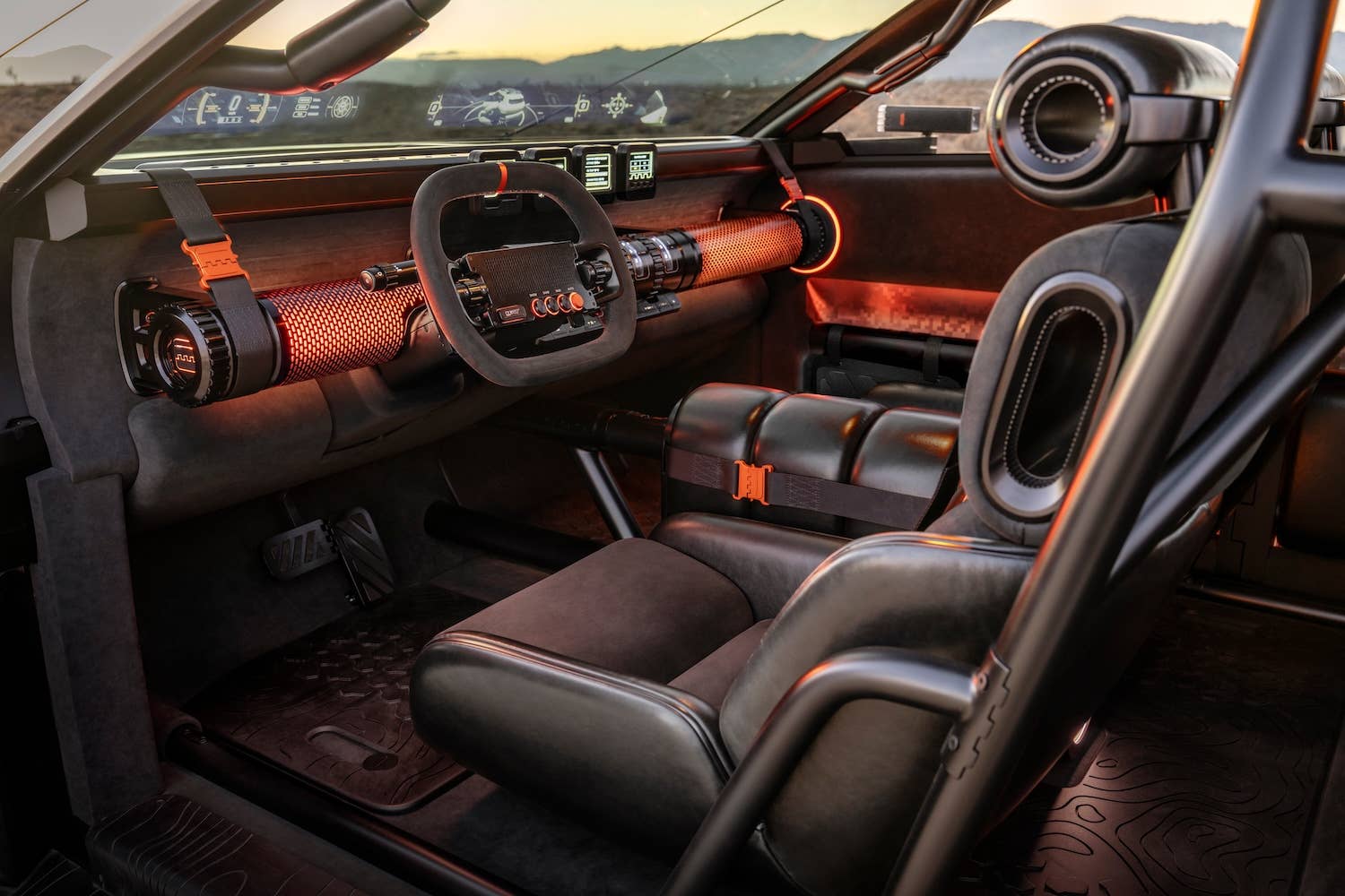 Hyundai Crater Concept interior details