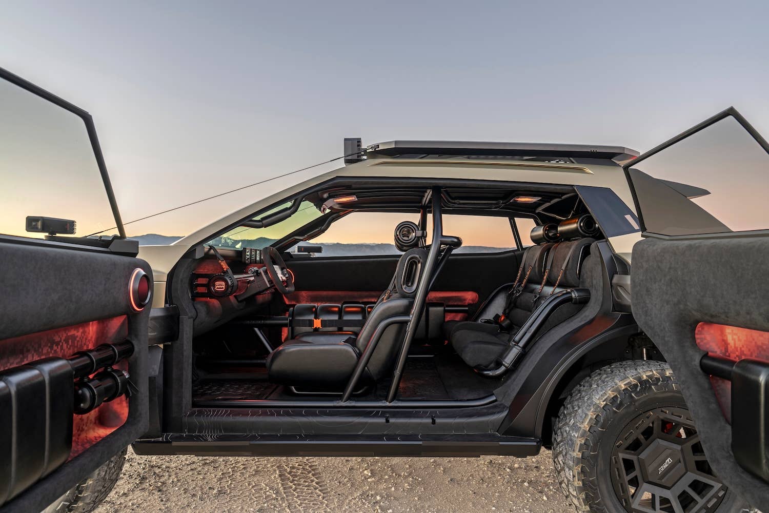 Hyundai Crater Concept interior details