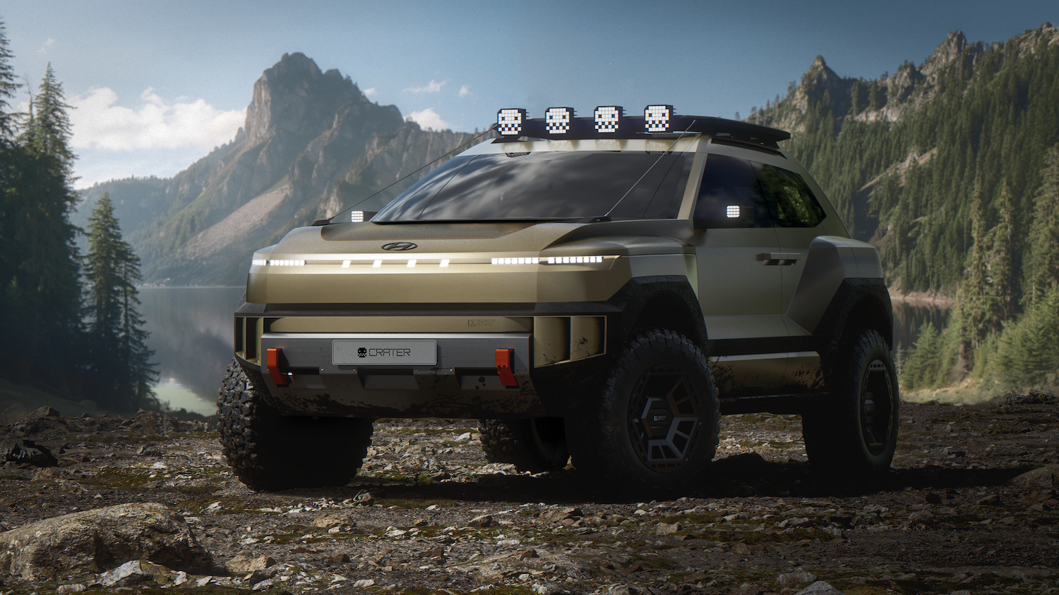 Hyundai Crater Concept beauty shot