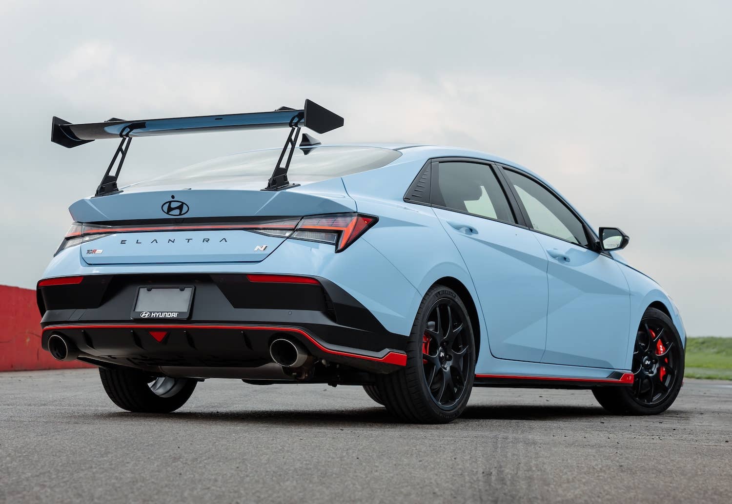 Hyundai Elantra N TCR Edition rear quarter static