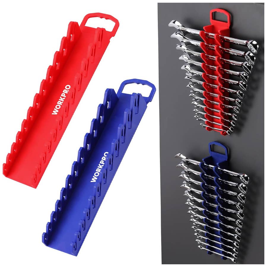 Workpro 2-Pack Magnetic Wrench Organizers