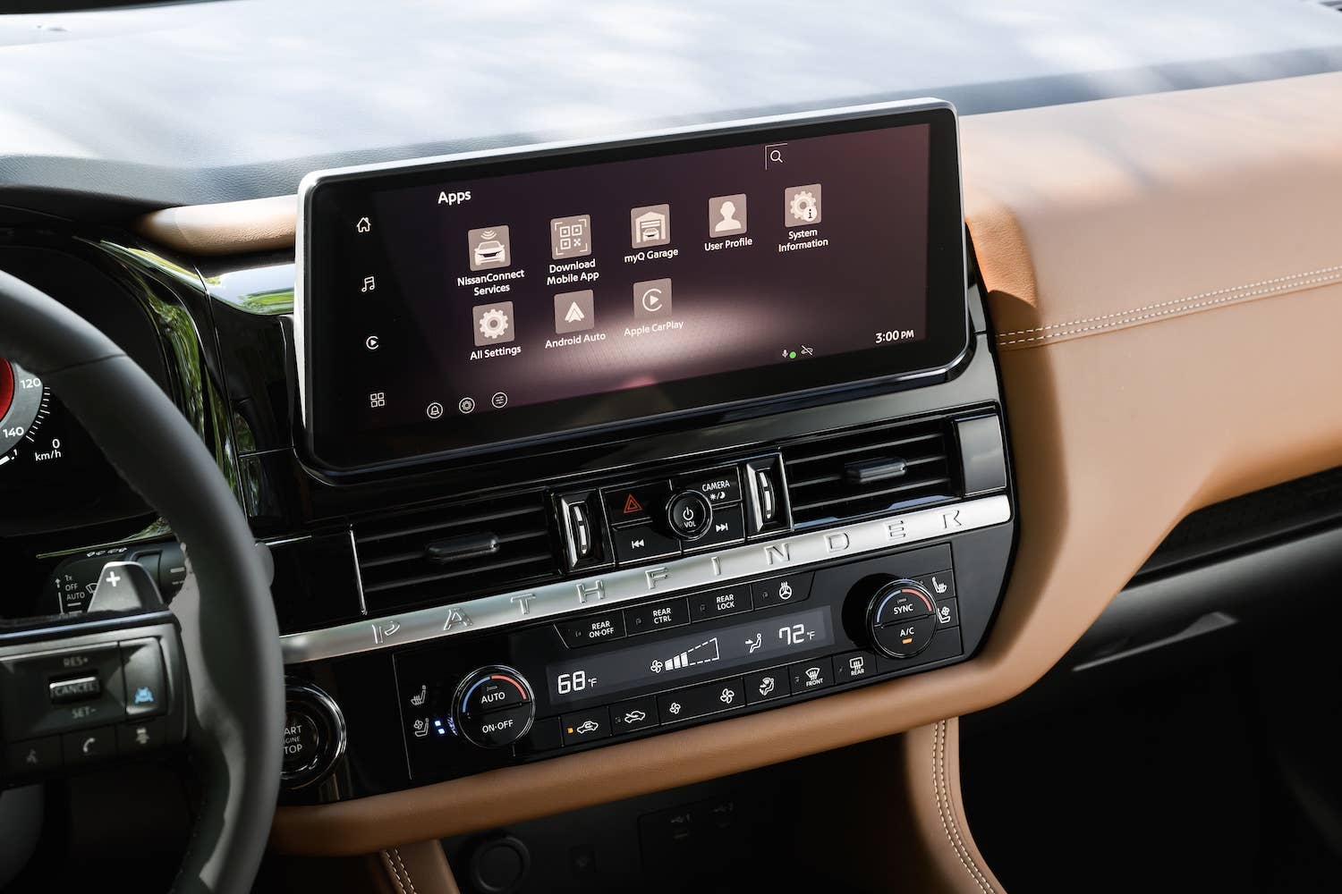 2026 Nissan Pathfinder infotainment screen