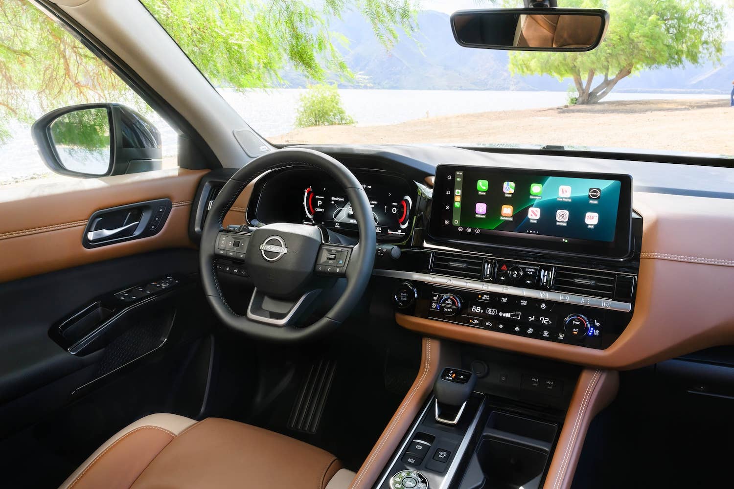 2026 Nissan Pathfinder interior steering wheel