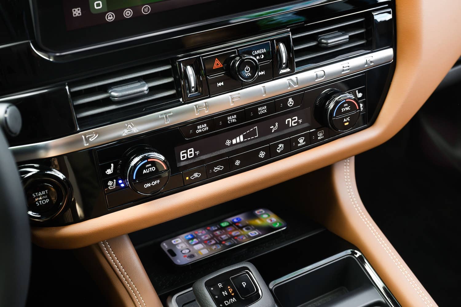 2026 Nissan Pathfinder HVAC buttons