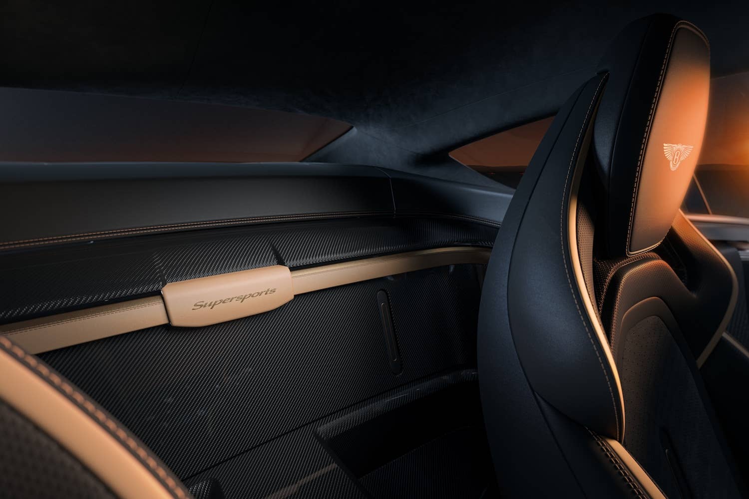 New Bentley Continental GT Supersports, rear cabin