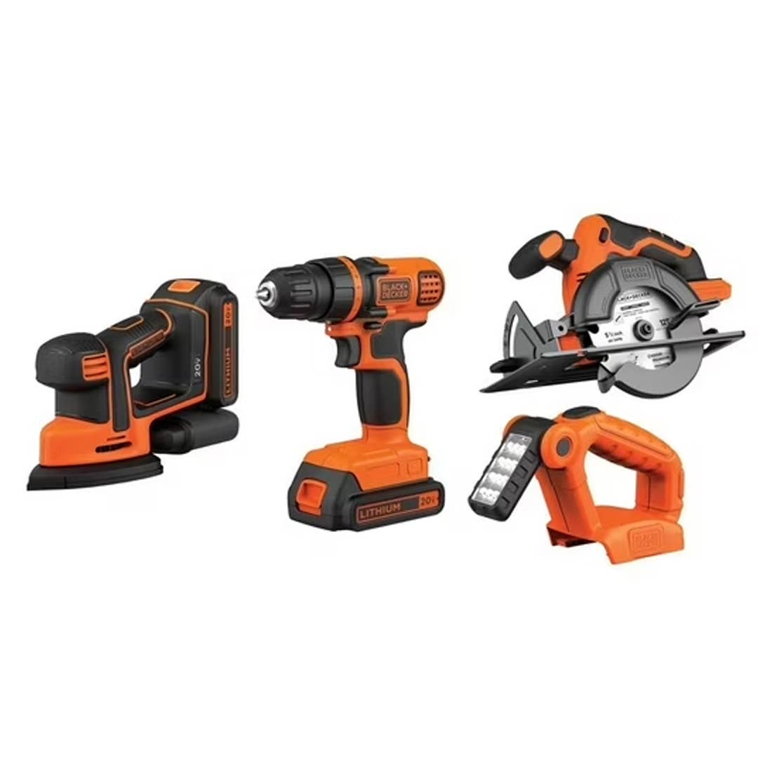 Black+Decker 20V Cordless Tool Combo Kit