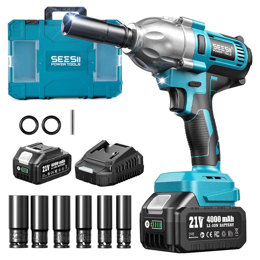 The Seesii Cordless Impact Wrench is on sale now at Amazon.