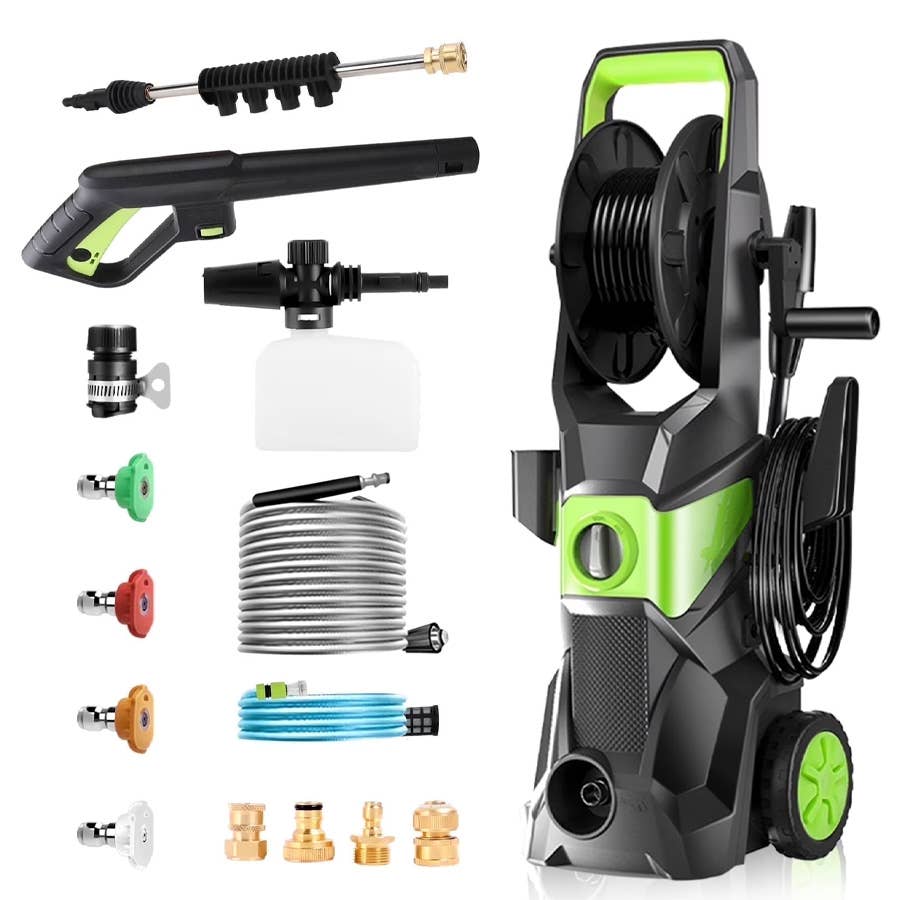 The Tebru Electric Pressure Washer is on sale now at Walmart,