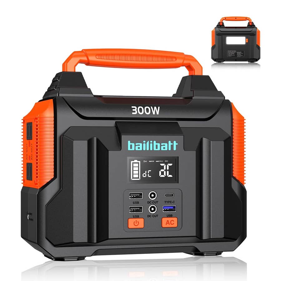 The Bailibatt 300W Portable Power Station is on sale now at Amazon.