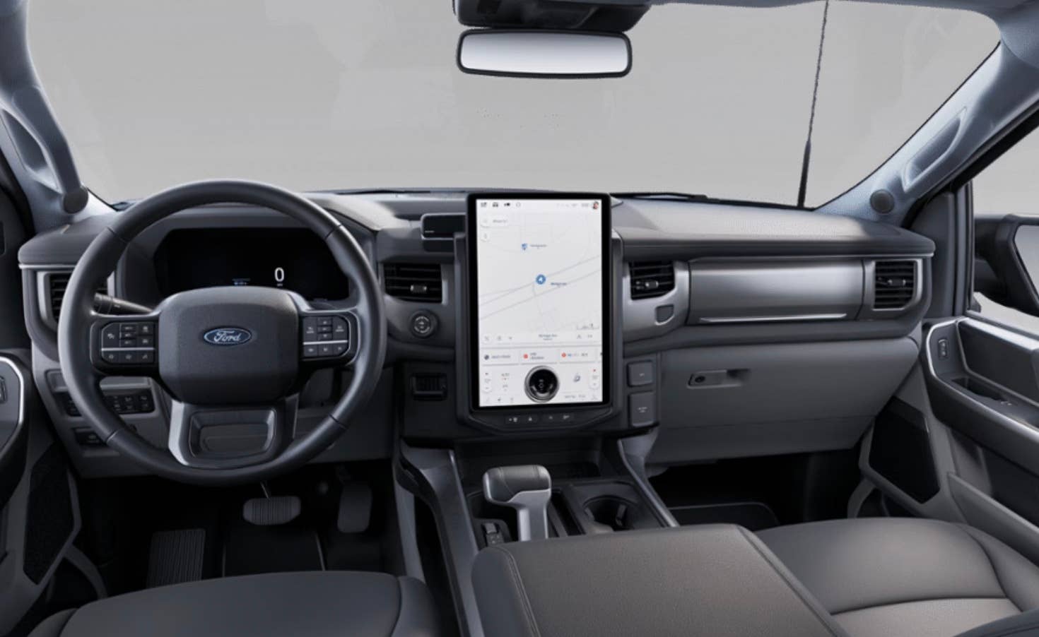 2025 Ford F-150 Lightning Flash interior (configurator)
