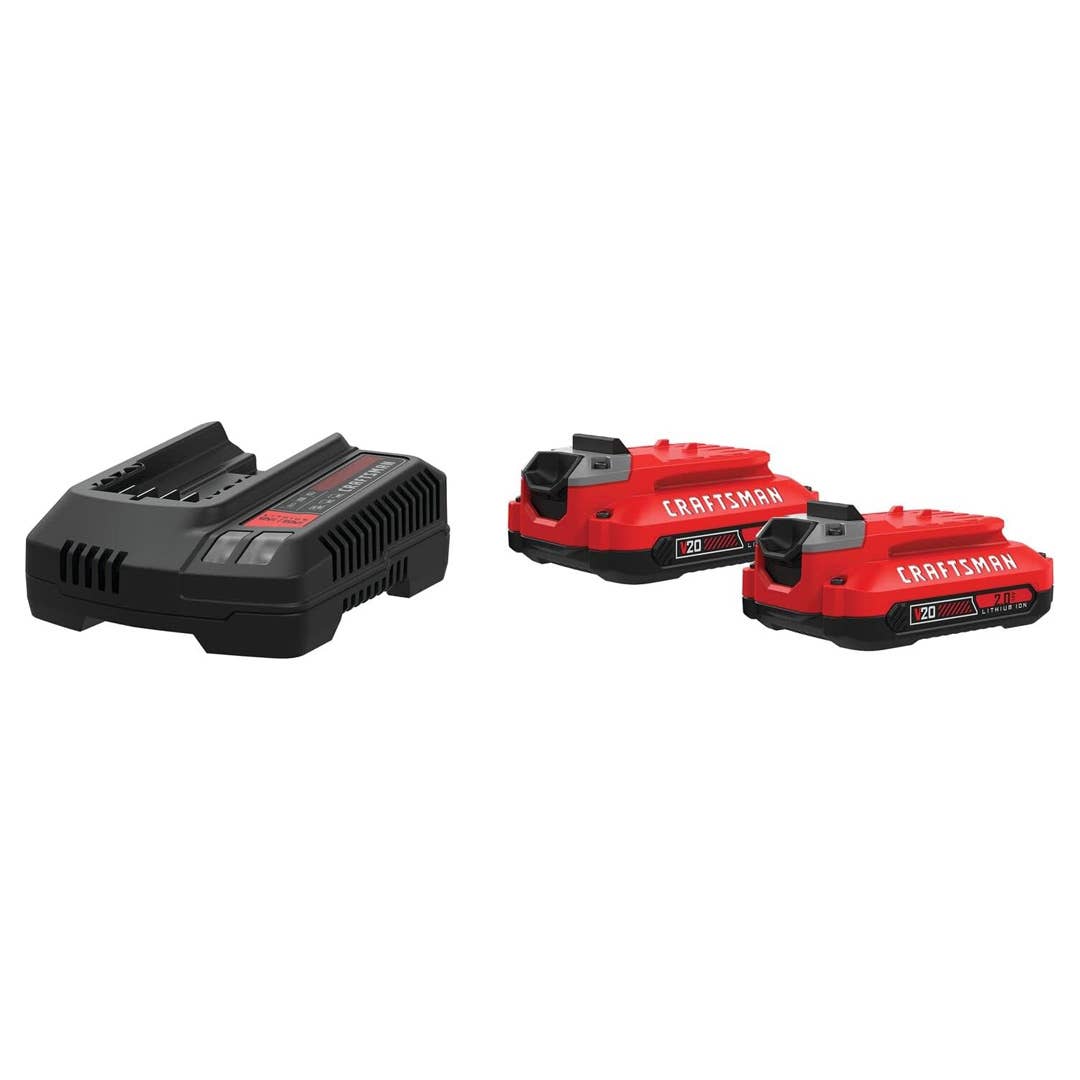 Craftsman V20 2Ah Batteries with Charger
