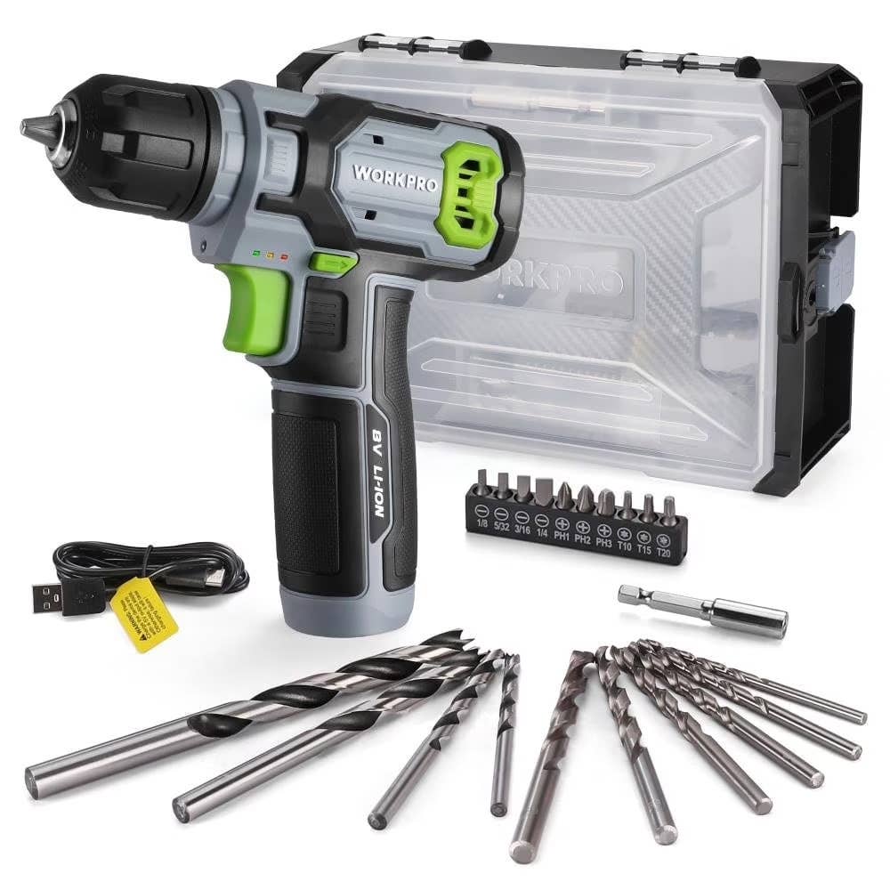 Workpro 8V Cordless Drill Set