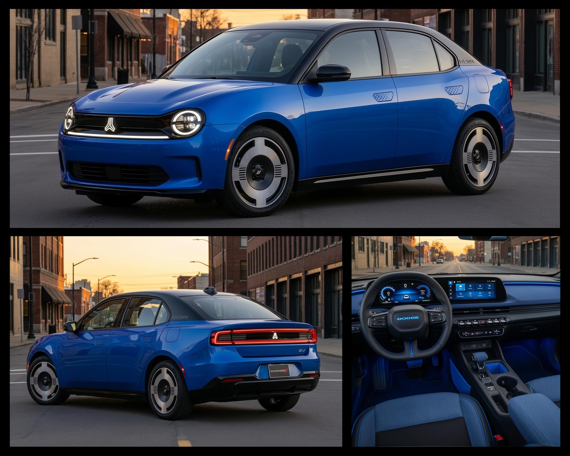 Dodge Neon EV Concept Art