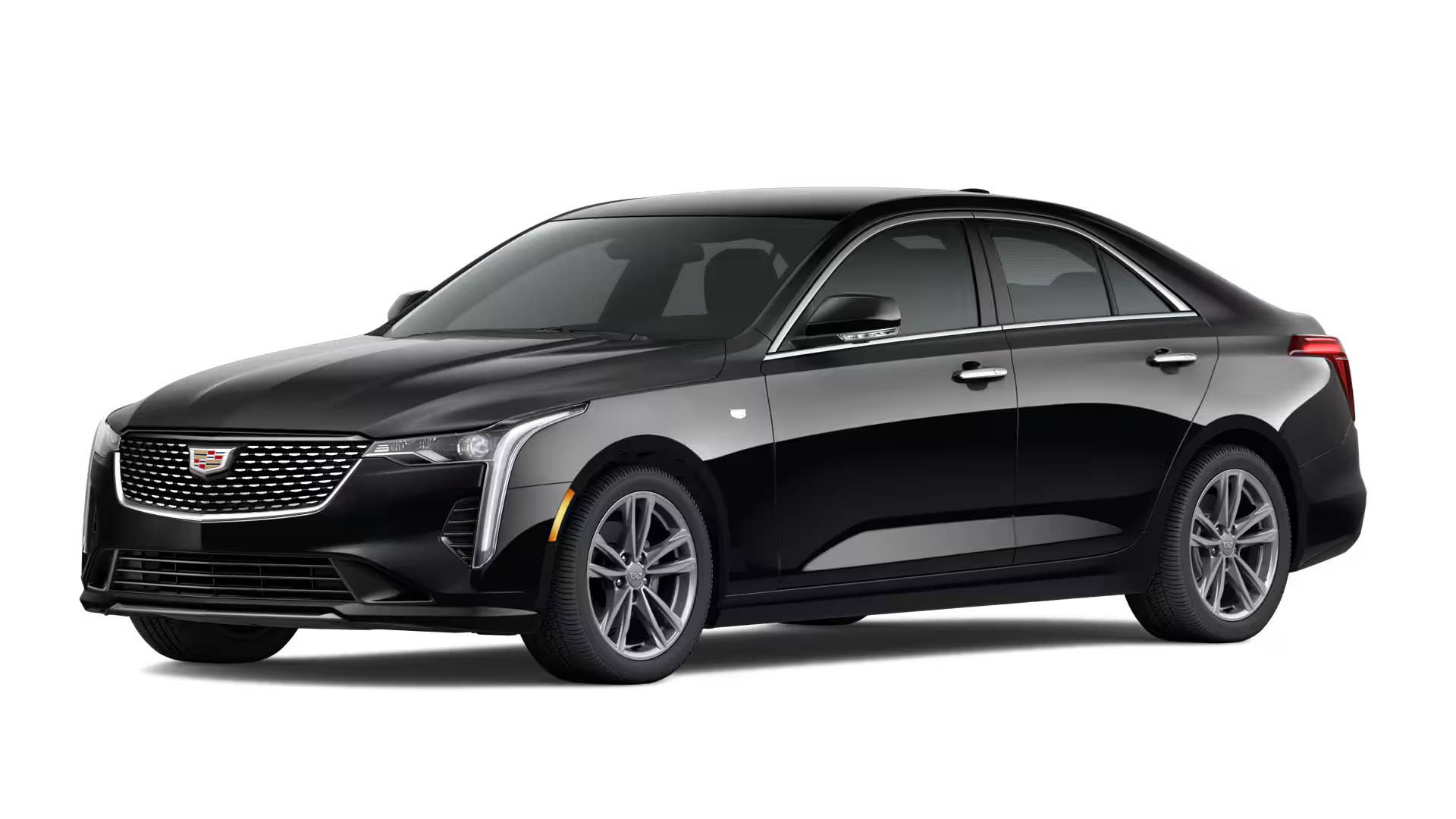 2026 Cadillac CT4 Luxury black front angled view