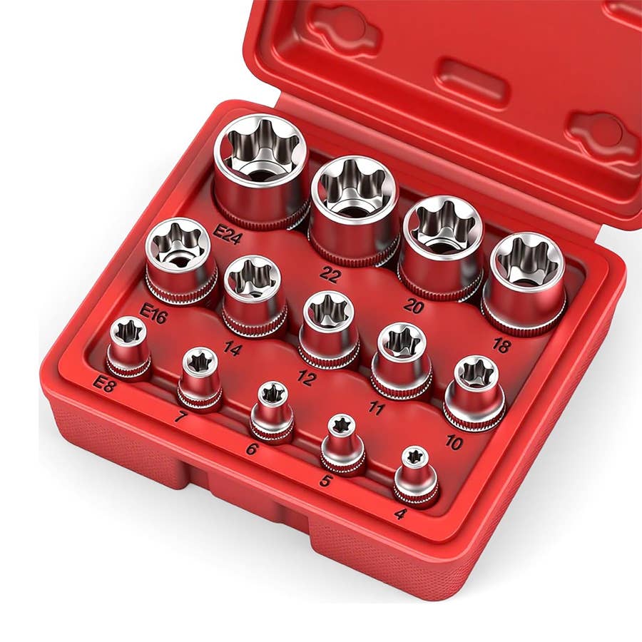 Sedy 14-Piece E-Torx Socket Set