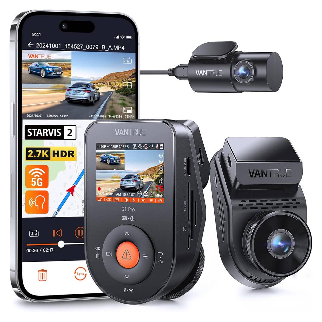 Vantrue S1 Pro Dual Dash Cam