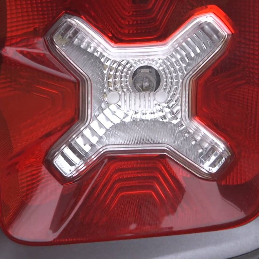 2016 Jeep Renegade Easter Eggs Jeep grille and jerry can in taillights