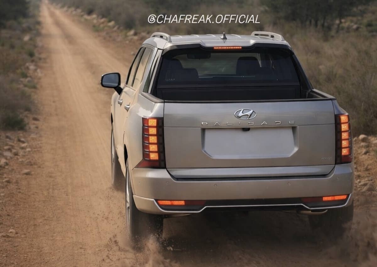 Hyundai Palisade Truck Rendering by Chafreak