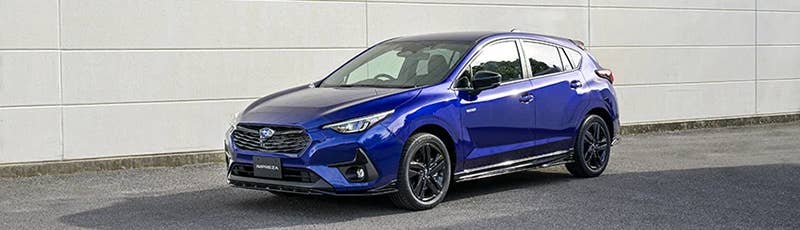 Subaru IMPREZA ST-H STI Performance Edition PLUS package equipped vehicle