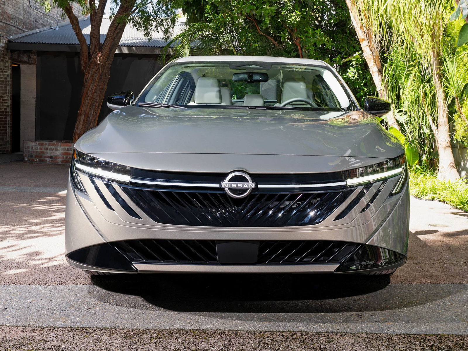 2026 Nissan Sentra SL in silver front view