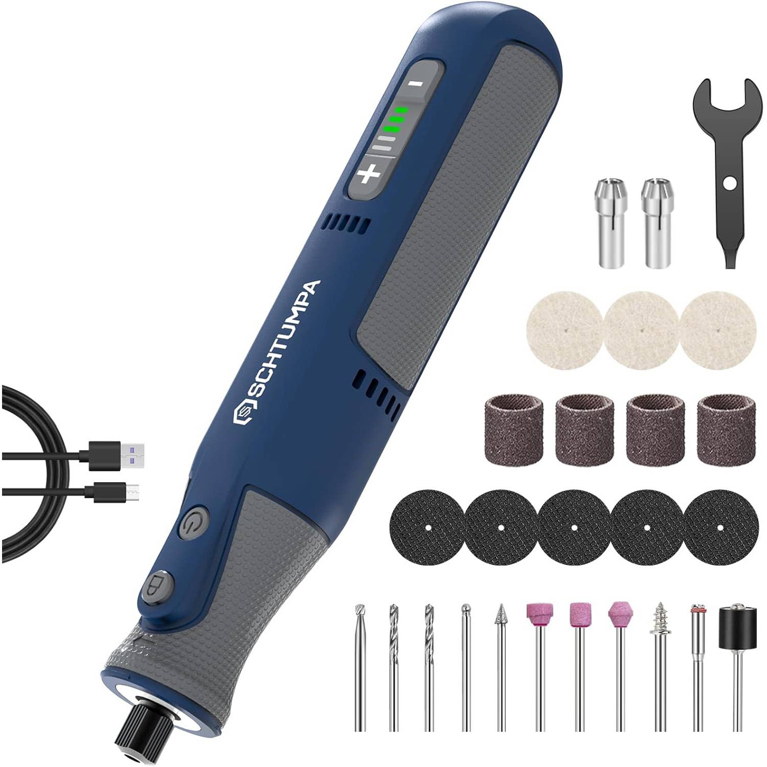  Schtumpa 8V Cordless Rotary Tool Kit