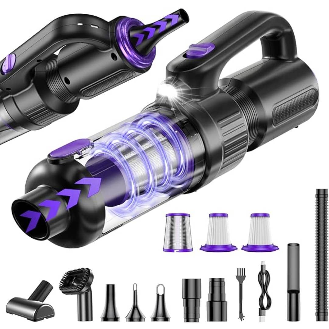 Swmrdn Cordless Car Vacuum and Air Duster