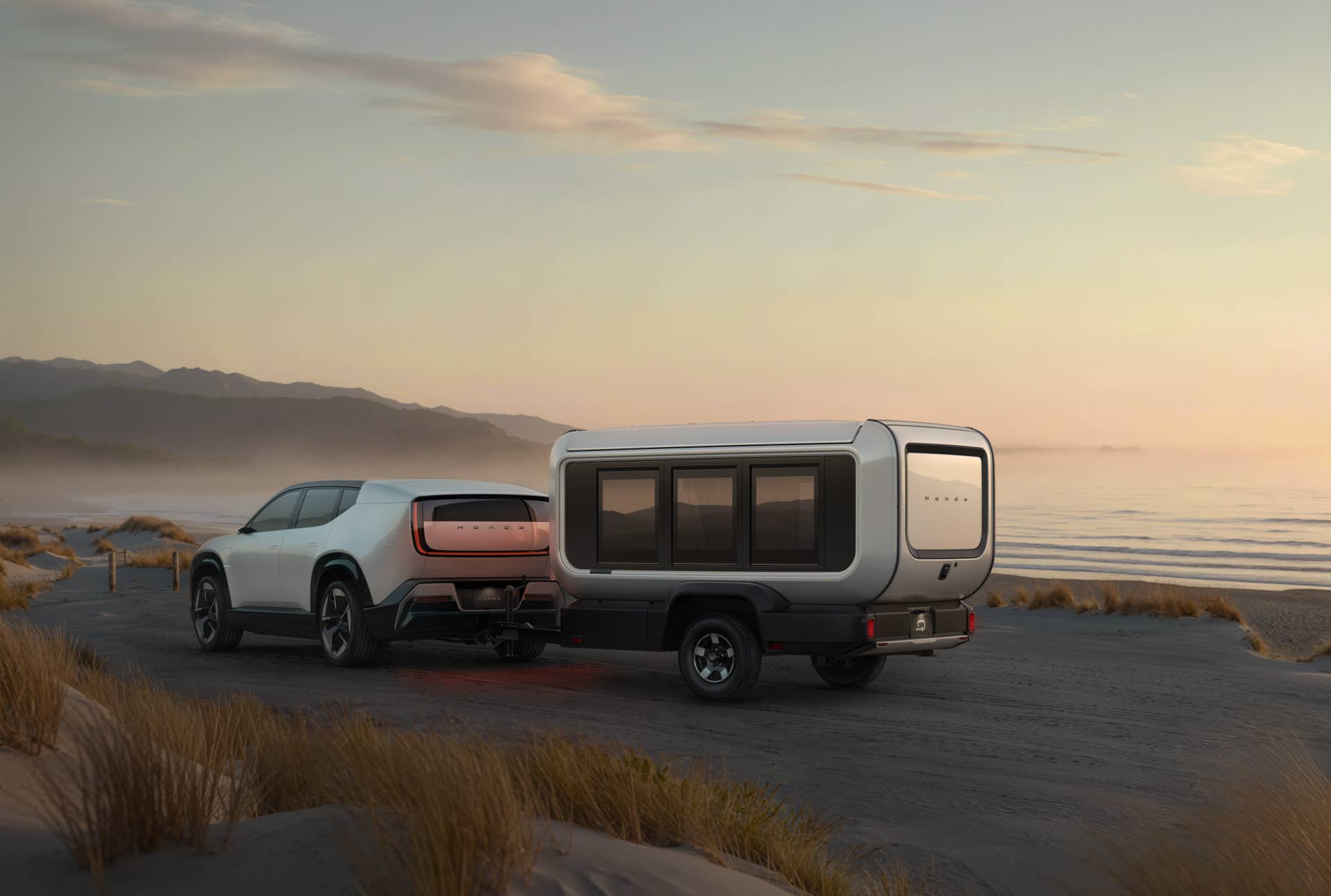 Honda Just Unveiled a Solar-Powered Camper You Can Tow With an EV ...