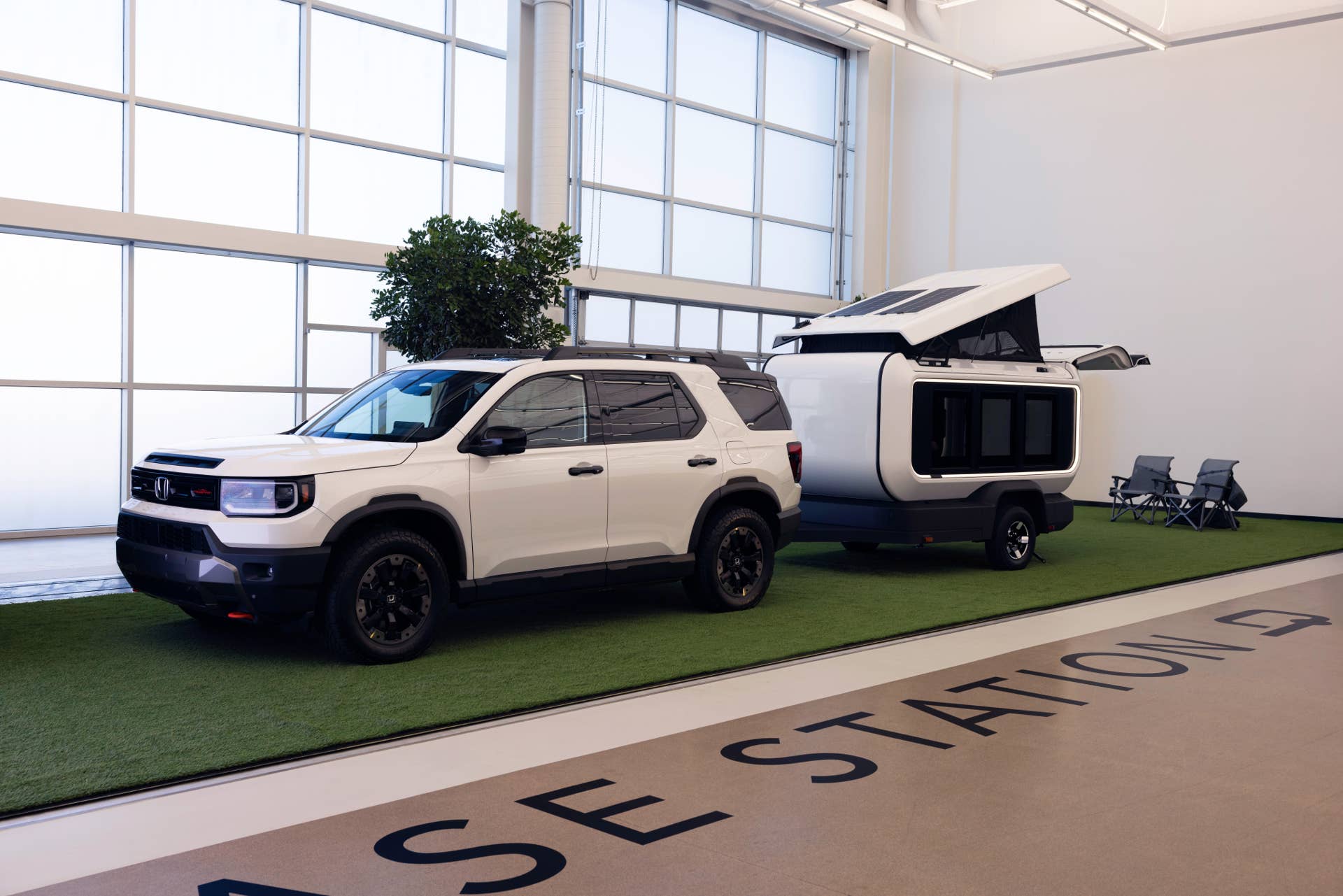 Honda Just Unveiled a Solar-Powered Camper You Can Tow With an EV ...