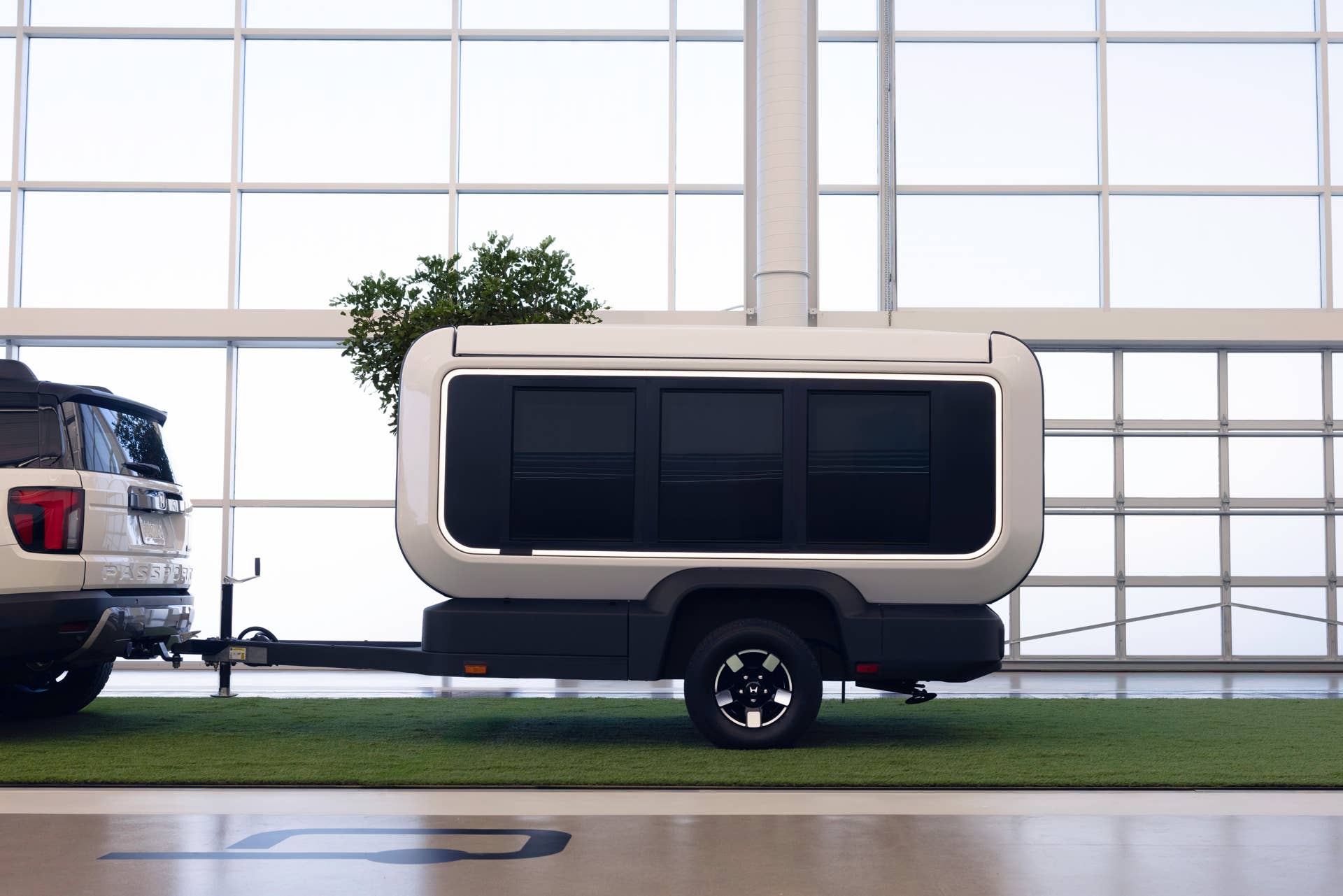 Honda Just Unveiled a Solar-Powered Camper You Can Tow With an EV ...