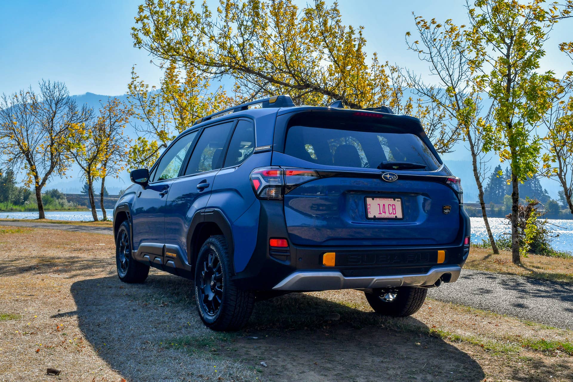 The rear end of the 2026 Subaru Forester Wilderness