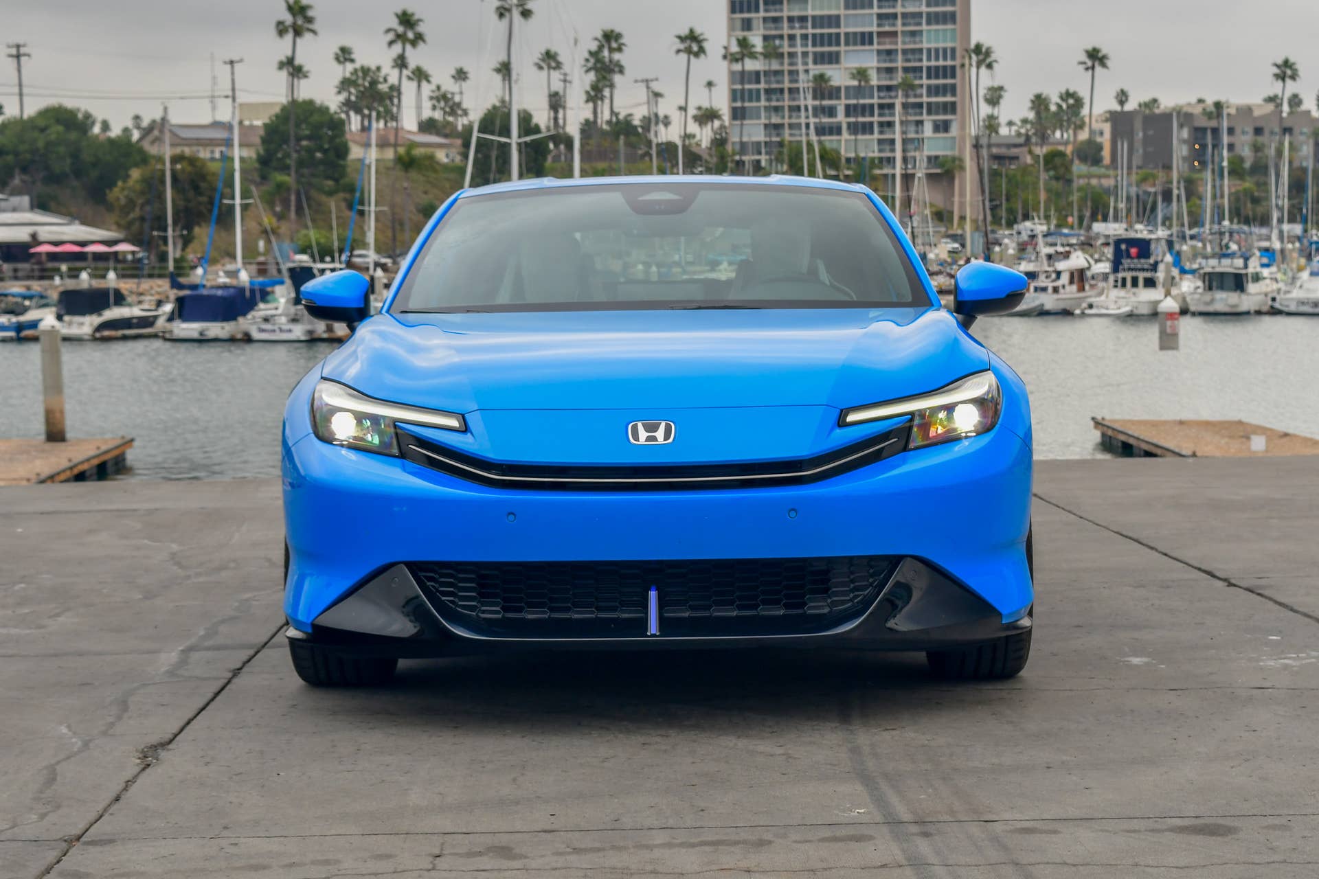 The very front end of the 2026 Honda Prelude