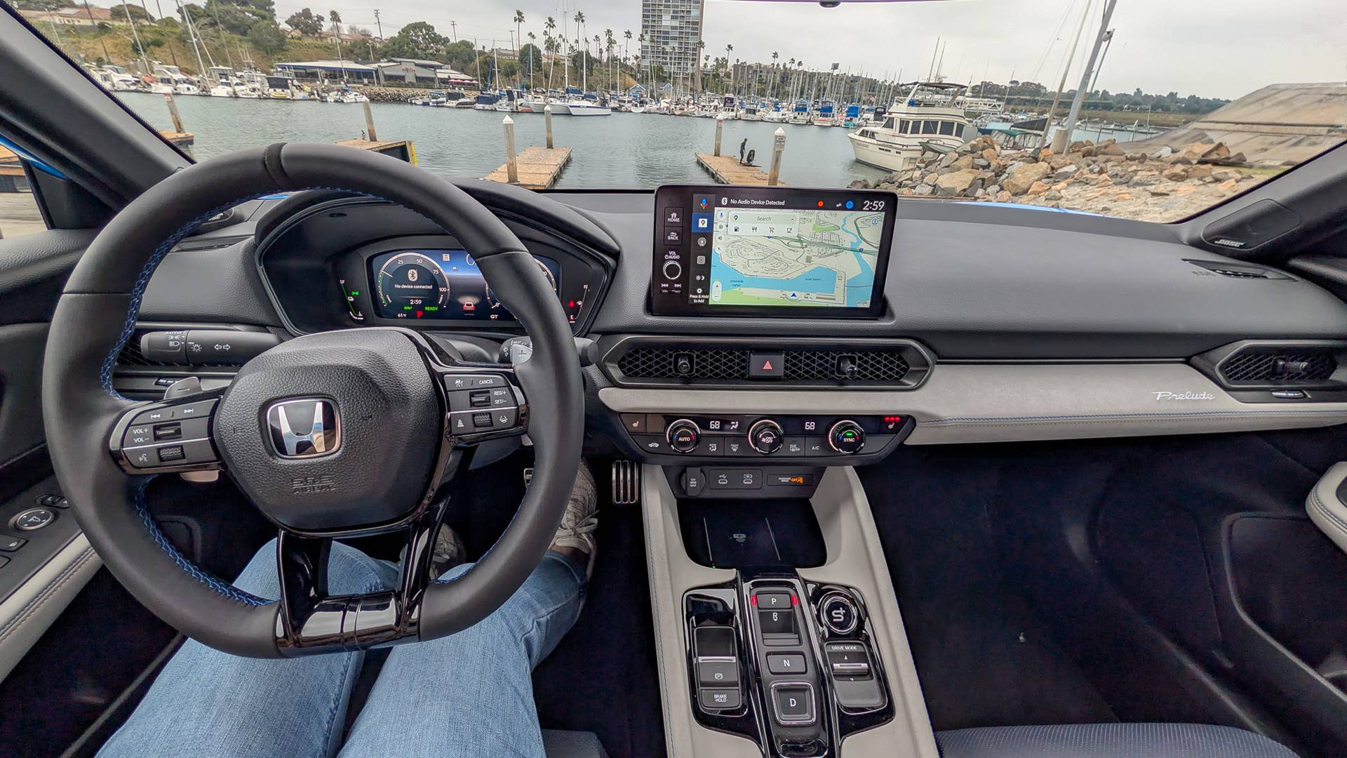 The interior of the 2026 Honda Prelude