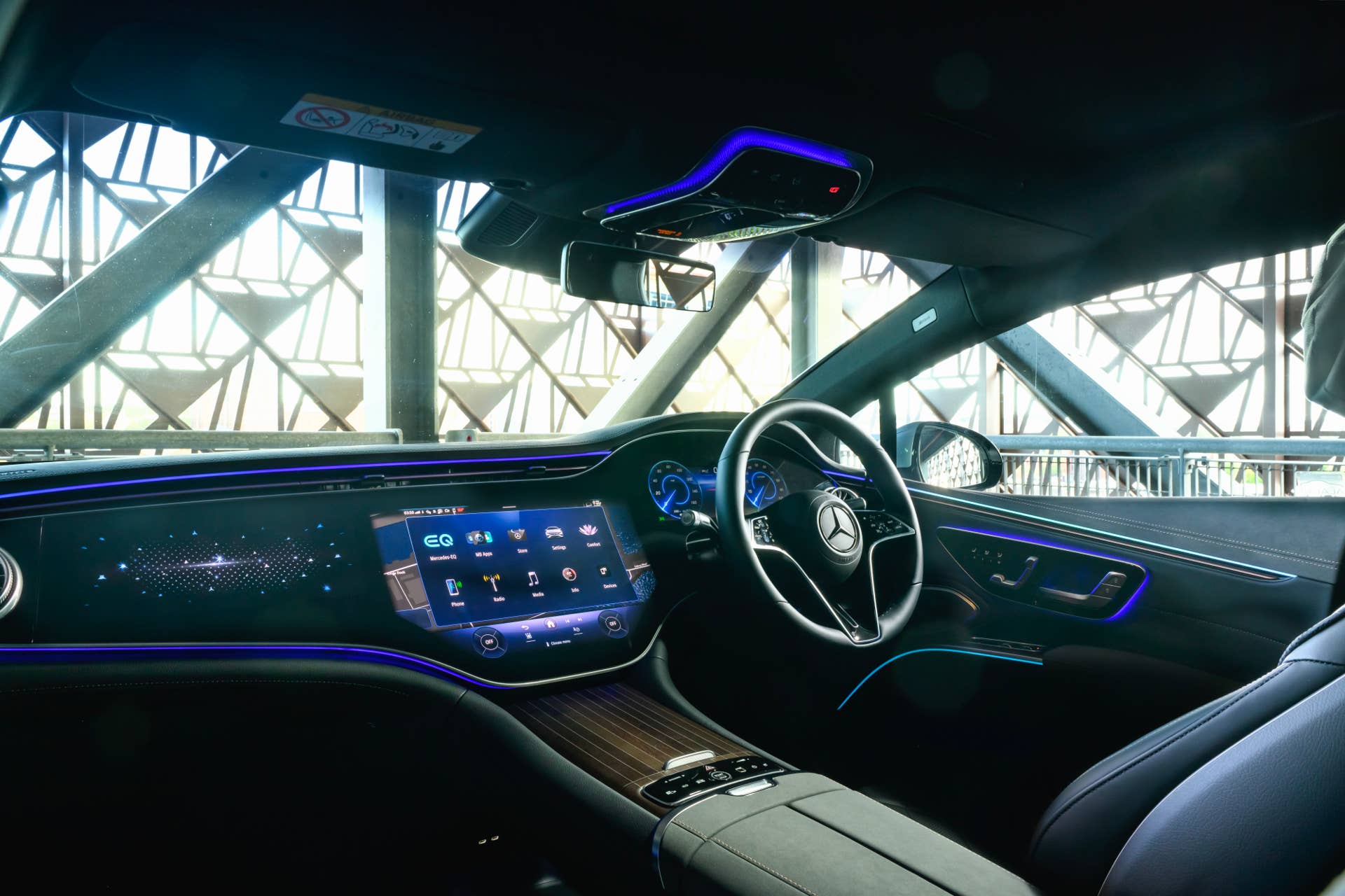 2026 Mercedes-Benz EQS Sedan interior front cabin