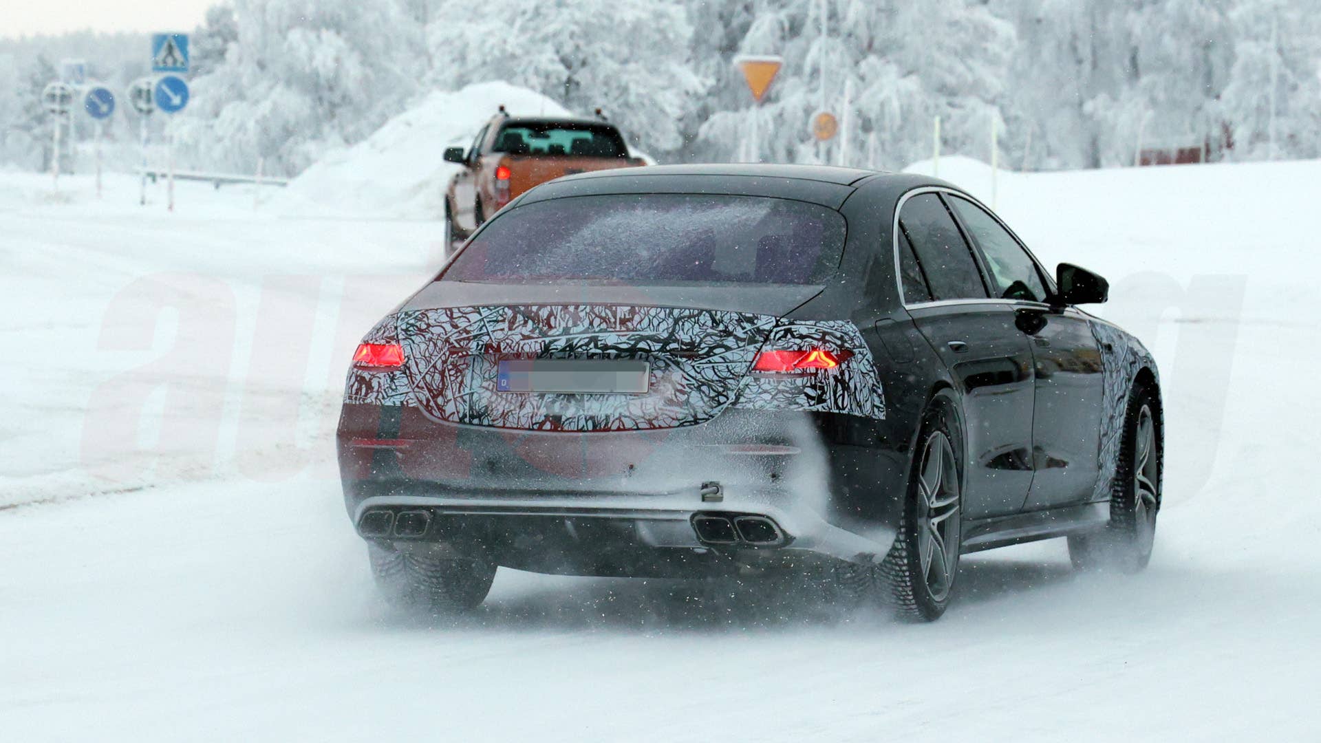 2027 Mercedes-AMG S63 prototype spy shot