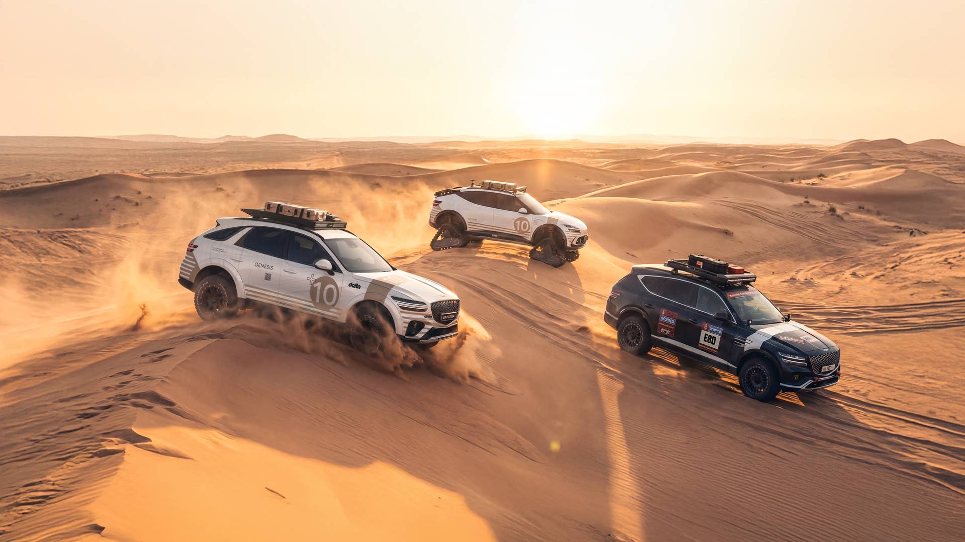 Genesis Put Tank Tracks on an SUV as It Explores Extreme Off-Road